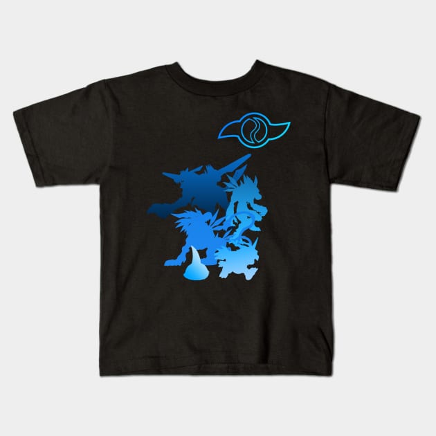 Crest of Friendship Kids T-Shirt by joshgerald